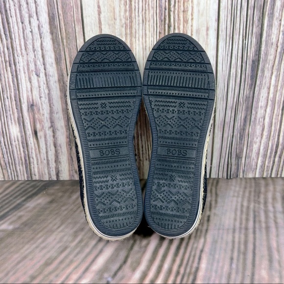 Bobs Skechers Mesh Blue Slip On Shoes - Picture 8 of 12